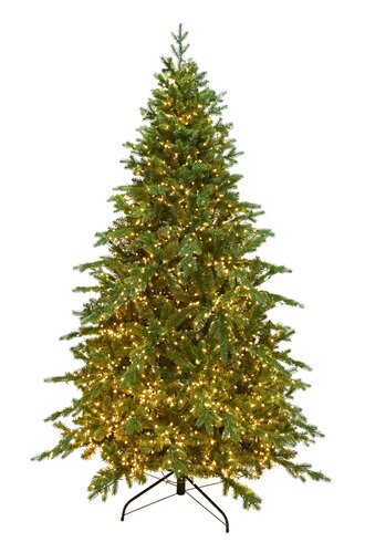 Evergreen Kunstkerstboom Janga premium deluxe - incl 3000 lampjes - H 210 x D 134 cm - afbeelding 1