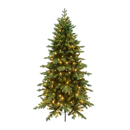 Evergreen Kunstkerstboom Janga SLIM - incl 300 lampjes - H 210 x 122 cm - afbeelding 1