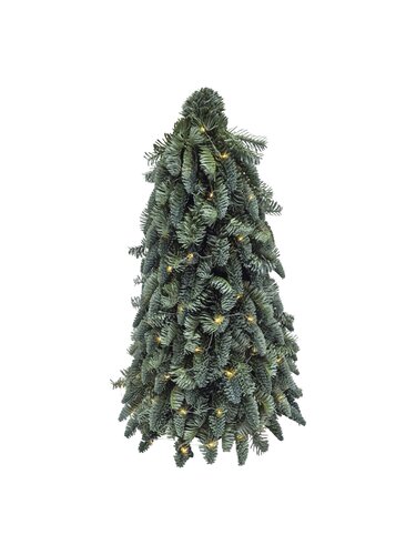 Evergreen Kunstkerstboom Nobilis - incl 100 lampjes - D 55 x H 60 cm - afbeelding 1