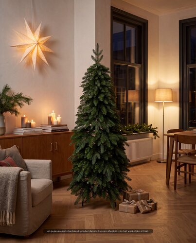 Evergreen Kunstkerstboom Peak - H 180 x D 72 cm - afbeelding 2