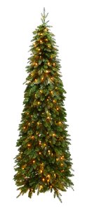 Evergreen Kunstkerstboom Peak - incl 300 lampjes - H 210 x D 82 cm - afbeelding 1