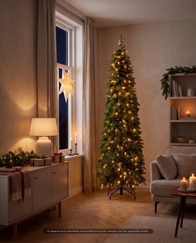 Evergreen Kunstkerstboom Peak - incl 400 lampjes - H 240 x D 86 cm - afbeelding 2