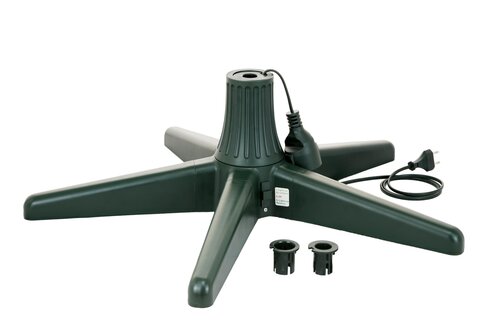 Evergreen Kunstkerstboomstandaard rotating + stekker D 65 x H 20,5 cm groen