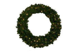 Evergreen Kunstkerstkrans Colorado spruce - incl 100 lampjes - D 120 cm