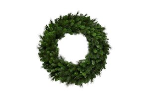 Evergreen Kunstkerstkrans Dubbel deluxe - D 100 cm - afbeelding 2