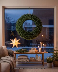 Evergreen Kunstkerstkrans Janga - D 150 cm - afbeelding 2
