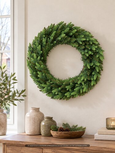 Evergreen Kunstkerstkrans Makalu - D 60 cm - afbeelding 2