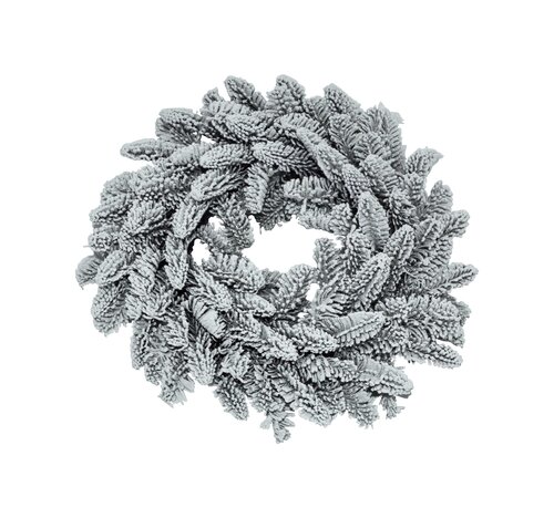 Evergreen Kunstkerstkrans Nobilis besneeuwd - D 40 cm - afbeelding 1
