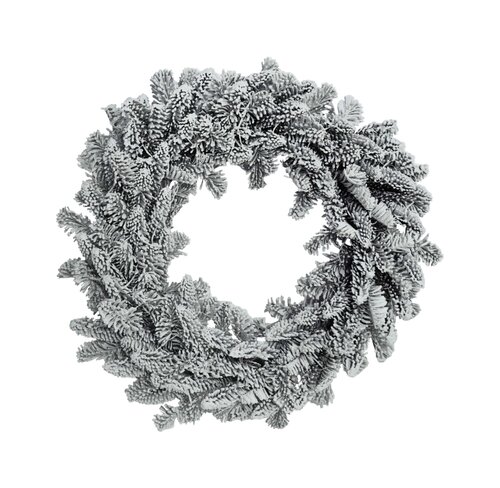 Evergreen Kunstkerstkrans Nobilis besneeuwd - D 50 cm - afbeelding 1