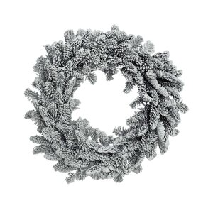 Evergreen Kunstkerstkrans Nobilis besneeuwd - D 50 cm