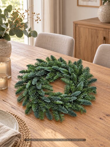 Evergreen Kunstkerstkrans Nobilis - D 40 cm - afbeelding 2