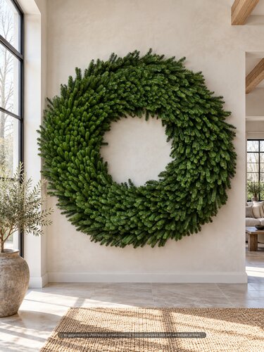 Evergreen Kunstkerstkrans Northern spruce - D 240 cm - afbeelding 2