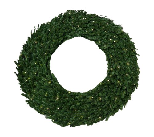 Evergreen Kunstkerstkrans Northern spruce - incl 400 lampjes - D 240 cm - afbeelding 1