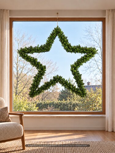 Evergreen Kunstster Makalu - D 120 cm - afbeelding 2