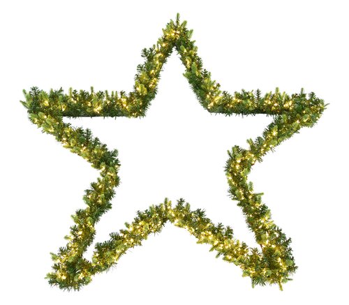 Evergreen Makalu Kunstster met 800 lampjes - D100cm Groen - afbeelding 1