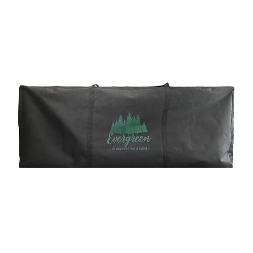 Evergreen Opbergtas kunstkerstboom 125 x 40 x 50 cm polyester zwart - afbeelding 2