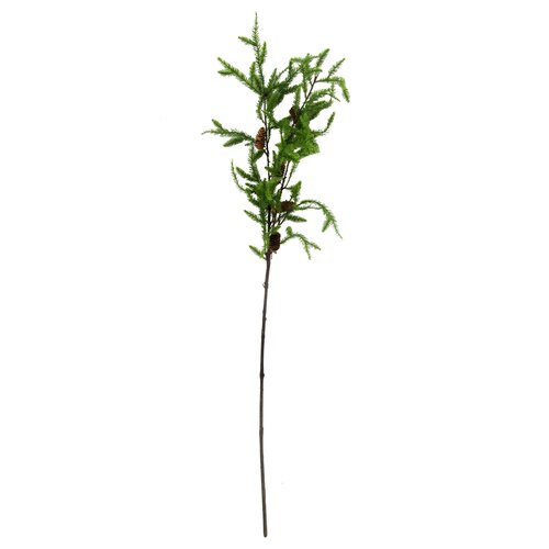 Evergreen tak pinecone groen PE 75 cm