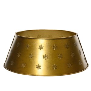 Everlands boomring metaal  goud antiek - D 70 x H 28 cm