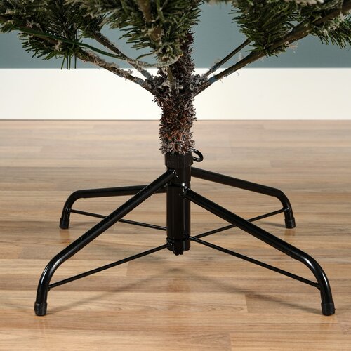 Everlands Kunstkerstboom Allison pine besneeuwd - incl 430 lampjes - H 210 x D 127 cm - afbeelding 4