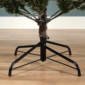 Everlands Kunstkerstboom Allison pine besneeuwd - incl 430 lampjes - H 210 x D 127 cm - afbeelding 4