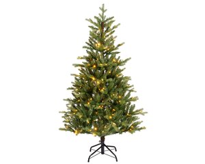 Everlands Kunstkerstboom Allison pine - incl 320 lampjes - H 180 x D 111 cm - afbeelding 1