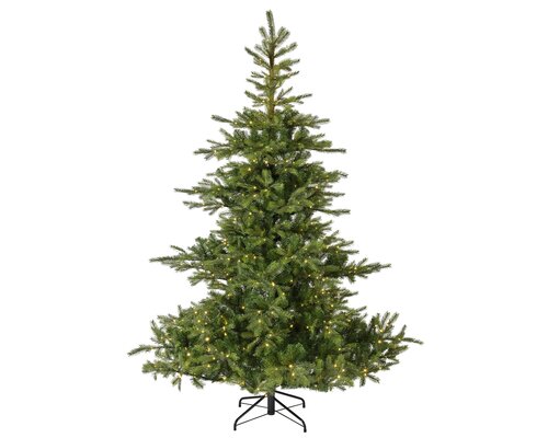 Everlands Kunstkerstboom Grandis fir - incl 400 lampjes - H 180 x D 132 cm - afbeelding 1