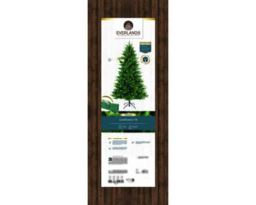Everlands Kunstkerstboom Sunpeaks fir - H 180 x D 112 cm - afbeelding 6