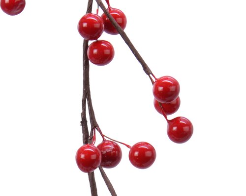 Everlands Slinger met bessen - L1,3mxB10cm Rood - afbeelding 2