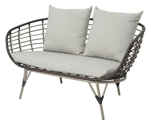 Evora Loungeset Bruin - 145 x 80 x 83 cm - afbeelding 3