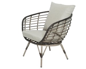 Evora Loungeset Bruin - 145 x 80 x 83 cm - afbeelding 5