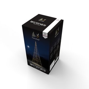 Fairybell Vlaggenmastboom 2000 LED warm wit - H 1000 cm - afbeelding 2