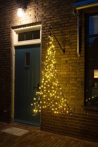 Hangdecoratie warm wit 240L - H 150 cm