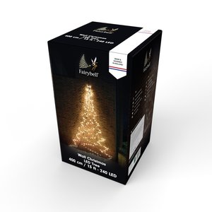 Fairybell Wanddecoratie 240 LED warm wit - H 400 cm - afbeelding 2