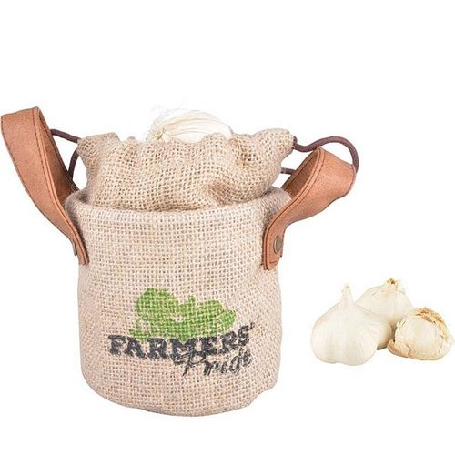 Farmers' Pride knoflook voorraadtas