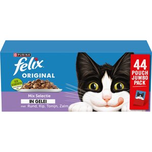 Felix Original Mix Selectie in Gelei - 44 x 85gr - afbeelding 1