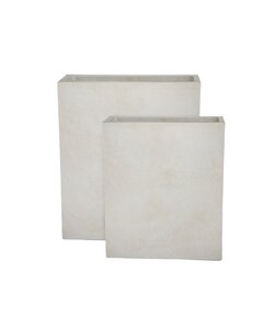 Fibre Clay Bak Divider 80 X 30 X 92 Cm Beige - afbeelding 2
