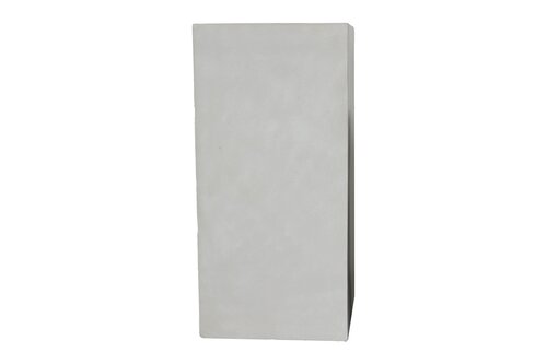 Fibre Clay Bak Pilaar 21 X 21 X 50 Cm Beige - afbeelding 1