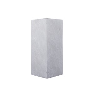 Fibre clay bak pilaar 21 x 21 x 50 cm Light grey - afbeelding 2