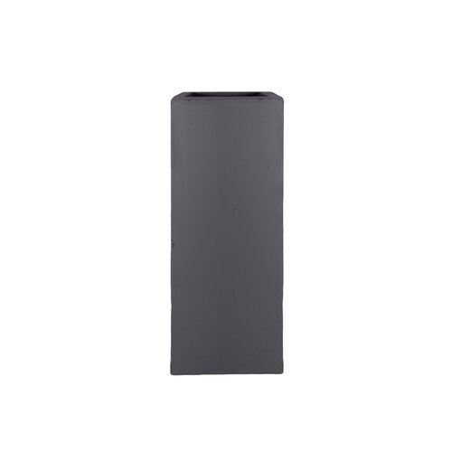 Fibre clay bak pilaar 27 x 27 x 60 cm Dark grey - afbeelding 2