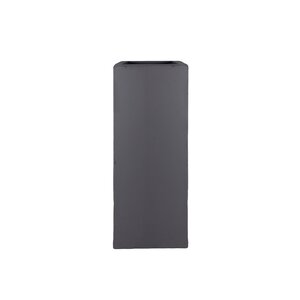 Fibre clay bak pilaar 27 x 27 x 60 cm Dark grey - afbeelding 2