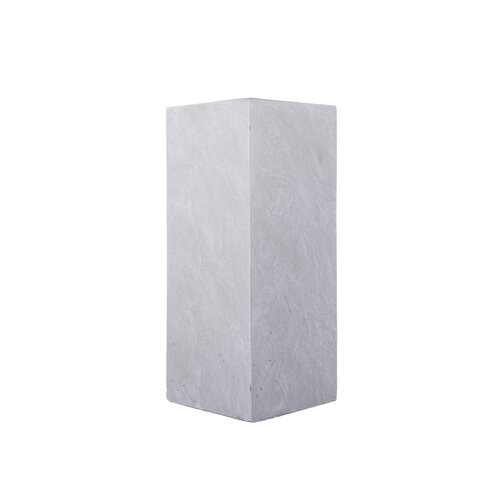Fibre clay bak pilaar 33 x 33 x 70 cm Light grey - afbeelding 2