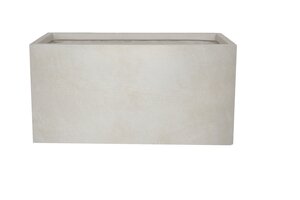Fibre clay bak rechthoek 100 x 47 x 47 cm Beige - afbeelding 1