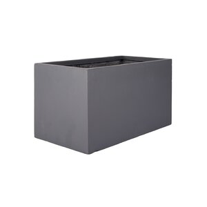 Fibre clay bak rechthoek 80 x 37 x 37 cm Dark grey - afbeelding 2