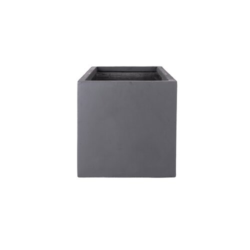 Fibre clay bak rechthoek 80 x 37 x 37 cm Dark grey - afbeelding 3