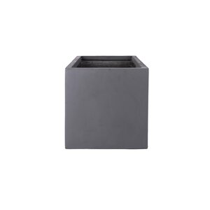 Fibre clay bak rechthoek 80 x 37 x 37 cm Dark grey - afbeelding 3