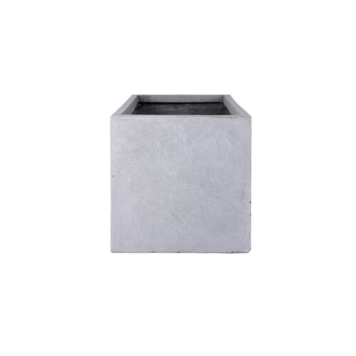 Fibre Clay Bak Rechthoek 80 X 37 X 37 Cm Lichtgrijs - afbeelding 3