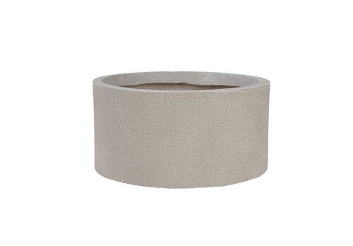 Fibre Clay Bak Rond D 37 X H 19 Cm Beige - afbeelding 1