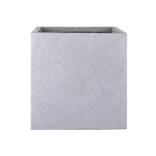 Fibre clay bak vierkant 50 x 50 x 50 cm Light grey - afbeelding 1