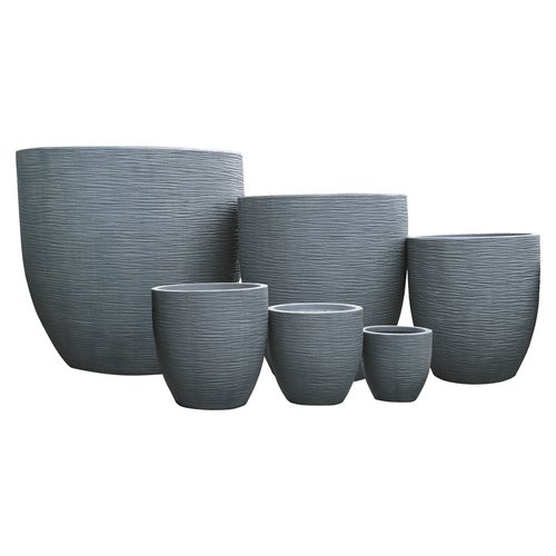 Fibre clay pot - 88 x 88 x 93 cm - afbeelding 2