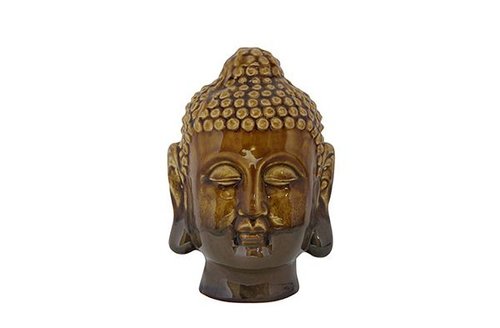 Figuur Buddha Milo geel D10 H18